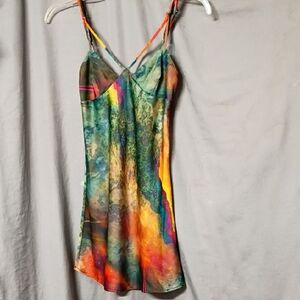 Urban Outfitters Colorful Strappy Mini Dress